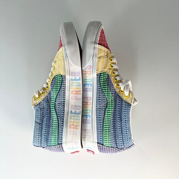 Vans Old Skool Canvas Pride LGBTQ+ Lo Top Sneakers Shoes 508357 Women 8.5 - Picture 6 of 15